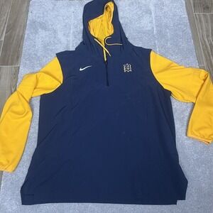 Bristol Pirates Hoodie Mens XL‎ Blue Yellow Nike MLB Baseball Pullover Jacket